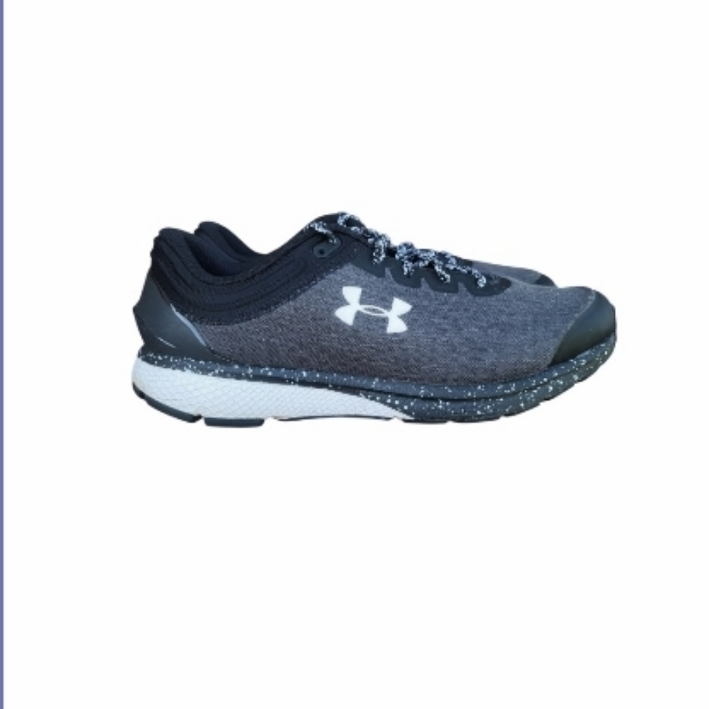 Wide Under Armour Charged Escape Athletic Run Tennis Shoe Sneaker Black Women 11 - Picture 9 of 9